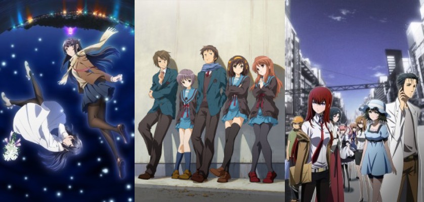 Top anime like Suzumiya Haruhi no Shoushitsu